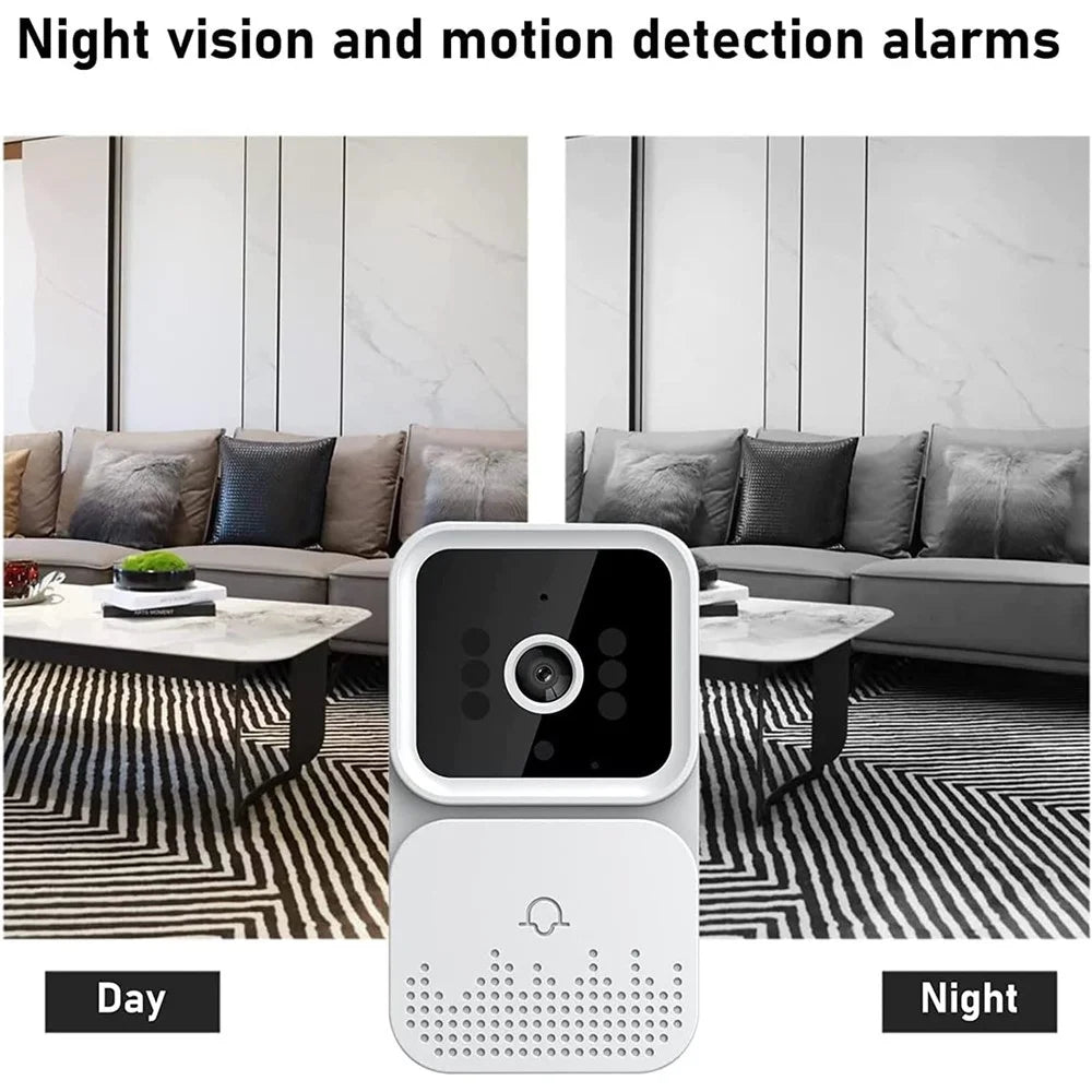 M-01 Smart Doorbell Camera Remote Controlled HD Two-way Audio Call Door Bell Night Vision Cam Monitor for Home - 2