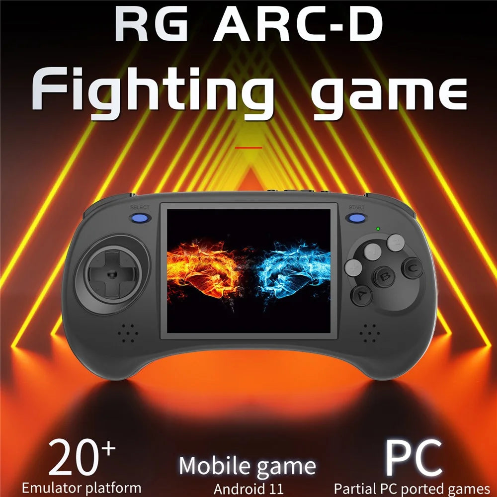 ANBERNIC RG ARC-D Handheld Game Console Built-In Games Dual Systems 256GB (English Version) - Black - 3