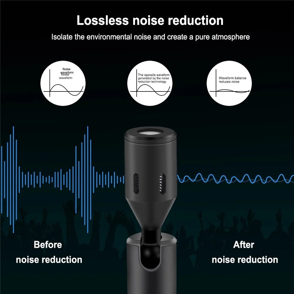 PULUZ PU616B Type-C Wireless Lavalier Microphone Clip-On Omni Lapel Mic for Android Phone Interview / Live Stream - 5