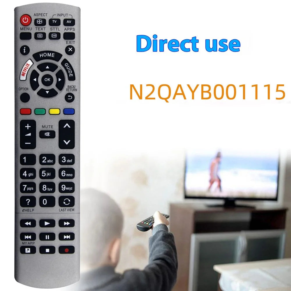 N2QAYB001115 Remote Control Replacement For Panasonic TV Battery Operated Universal TV Remote - 4