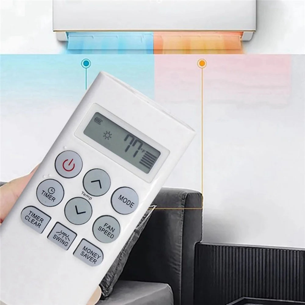 AKB73756214 / AKB73756215 For LG Air Conditioner Remote Control 10m Range Infrared Wireless Controller Replacement - 4