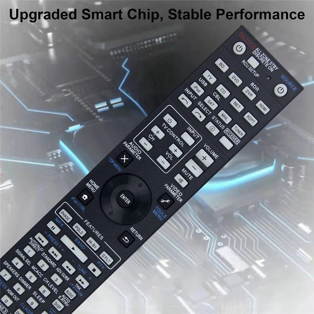AXD7668 For Pioneer AV Receiver Remote Control 10m Range Handheld Controller Replacement - 5