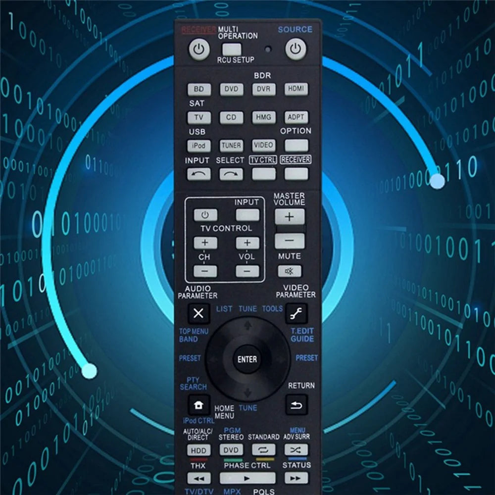 AXD7613 For Pioneer AV Receiver Remote Control 10m Range Handheld Controller Replacement - 5