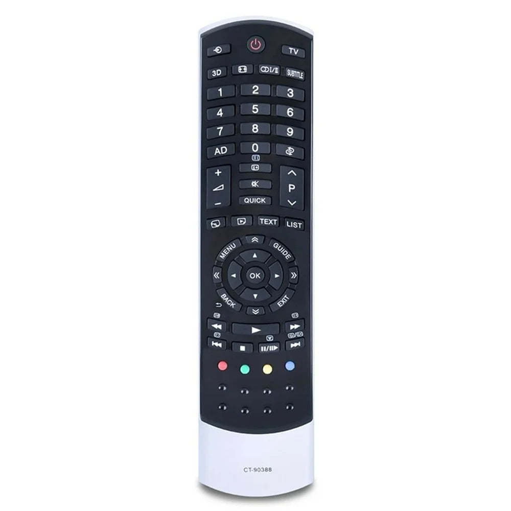 CT-90388 For Toshiba TV Remote Control Battery Powered Infrared Television Controller Replacement - 1