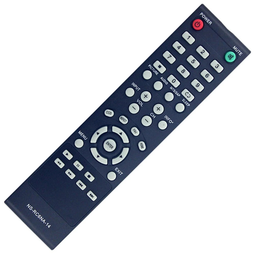 NS-RC6NA-14 For Insignia TV Battery Operated Remote Control 10m Range Infrared Replacement Controller - 4