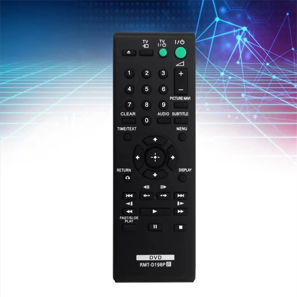 RMT-D198P For Sony DVD Wireless Remote Control Infrared Replacement Ergonomic Controller - 2