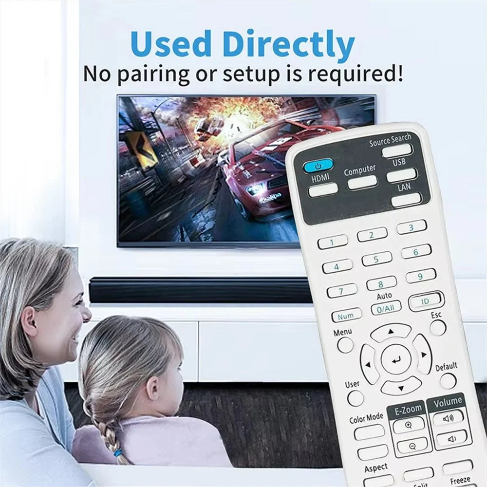 219863500 For Epson Projector Infrared Remote Control Long Range Transmission Universal Replacement - 3