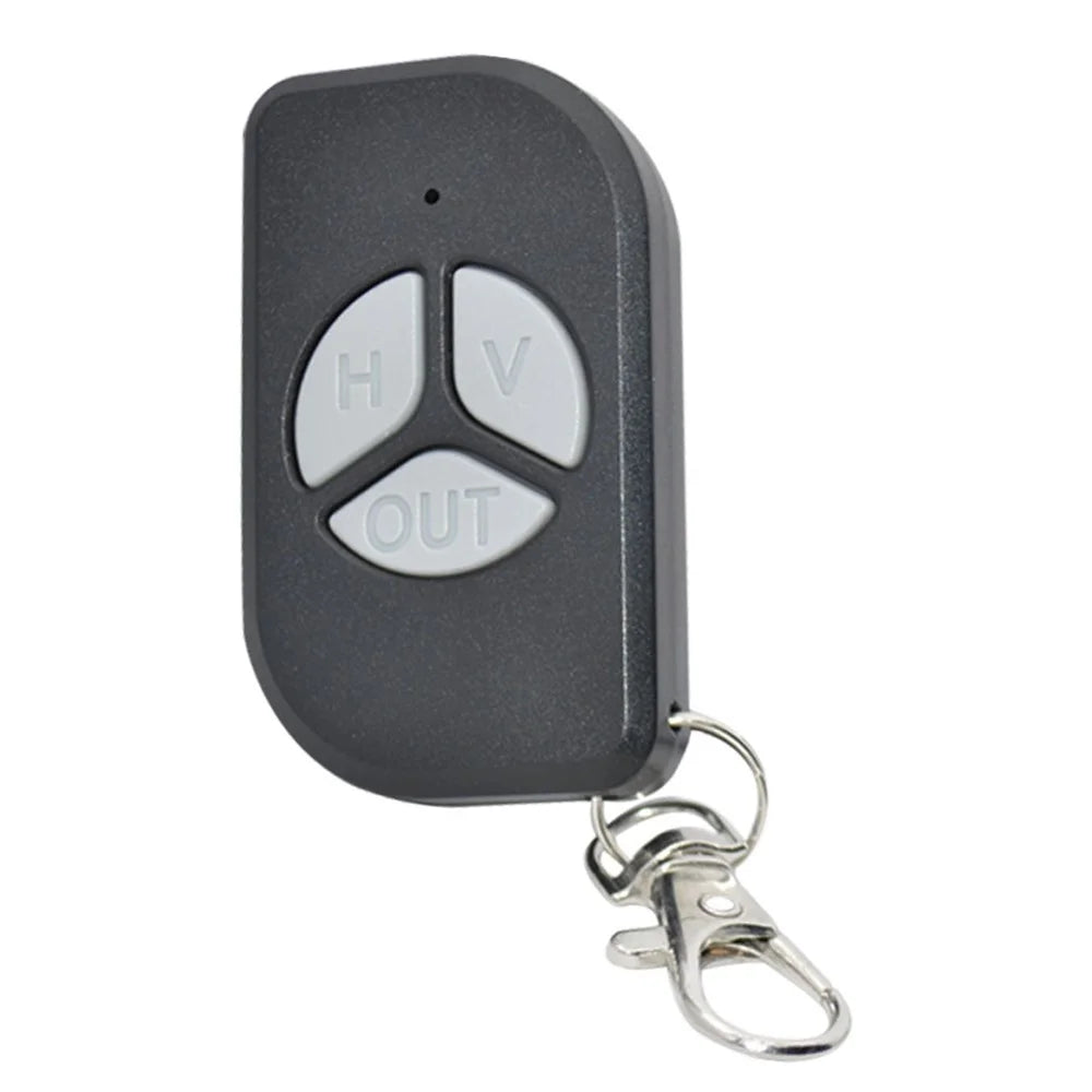 For Rossi & Peccinin DZ 3 / DZ 4 / DZ Nano Turbo / DZ 3 Turbo / DZ 4 Turbo 433MHz Garage Door Remote Control Rolling Code 3 Button 50-100M Range Remote Controller Transmitter - Black - 1