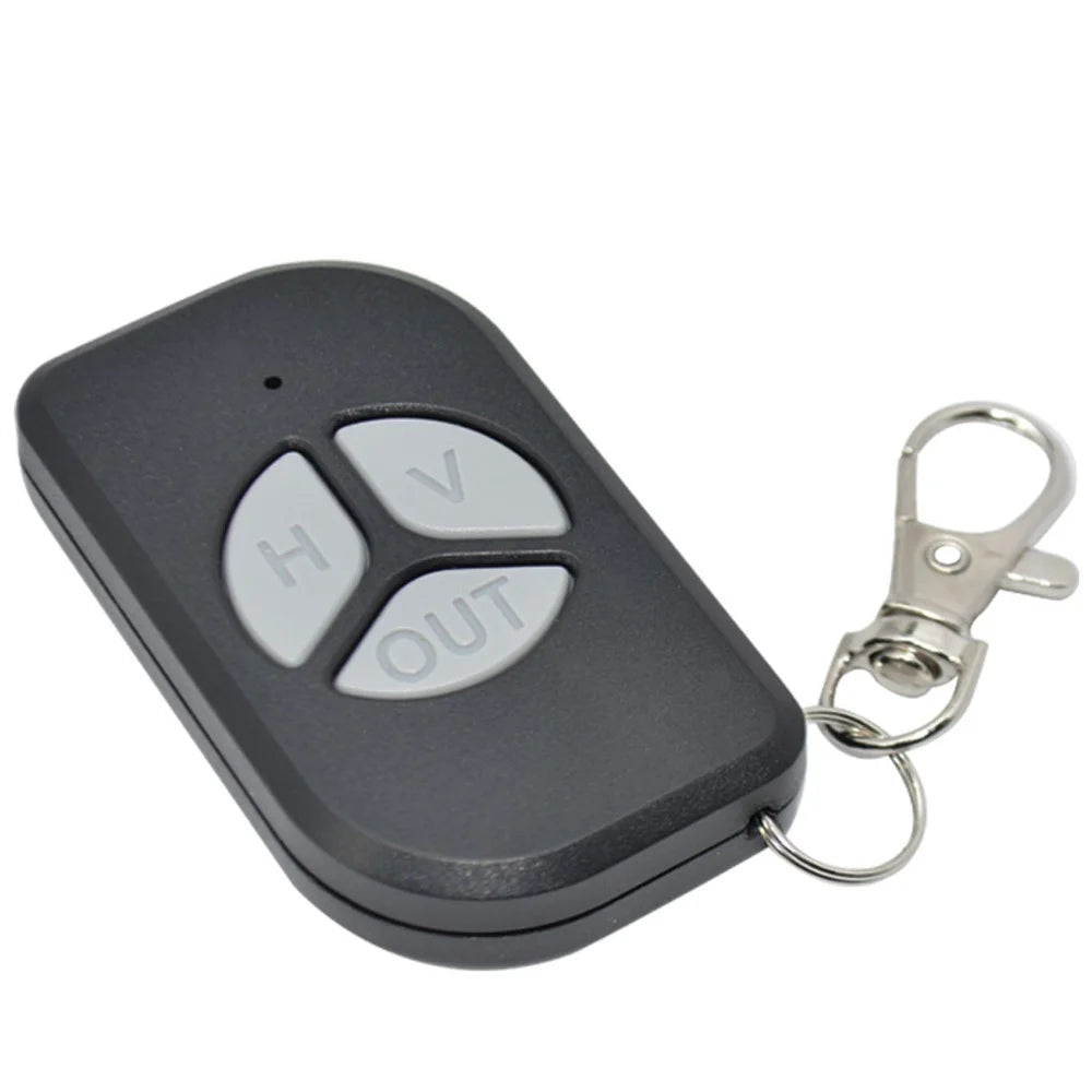 For Rossi & Peccinin DZ 3 / DZ 4 / DZ Nano Turbo / DZ 3 Turbo / DZ 4 Turbo 433MHz Garage Door Remote Control Rolling Code 3 Button 50-100M Range Remote Controller Transmitter - Black - 5