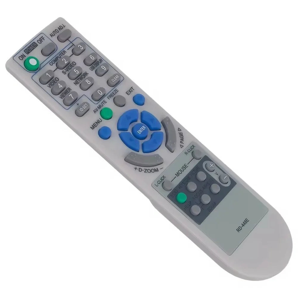 RD-448E For NEC Projector Infrared Remote Control Replacement Ergonomic Controller - 4