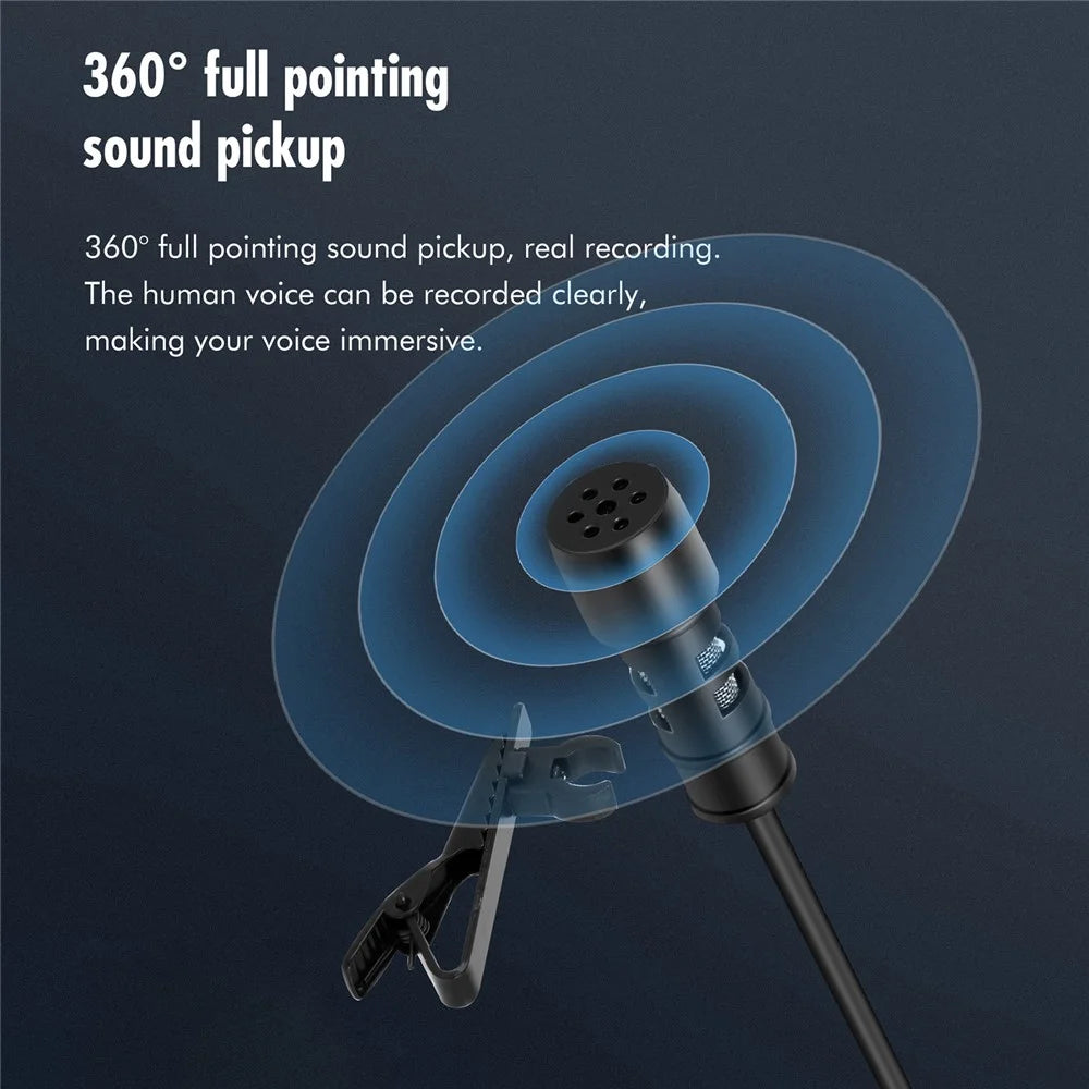 YANMAI BT8 Wireless Noise Reduction Microphone Bluetooth-compatible Lavalier Lapel Mic with Headphone - 2