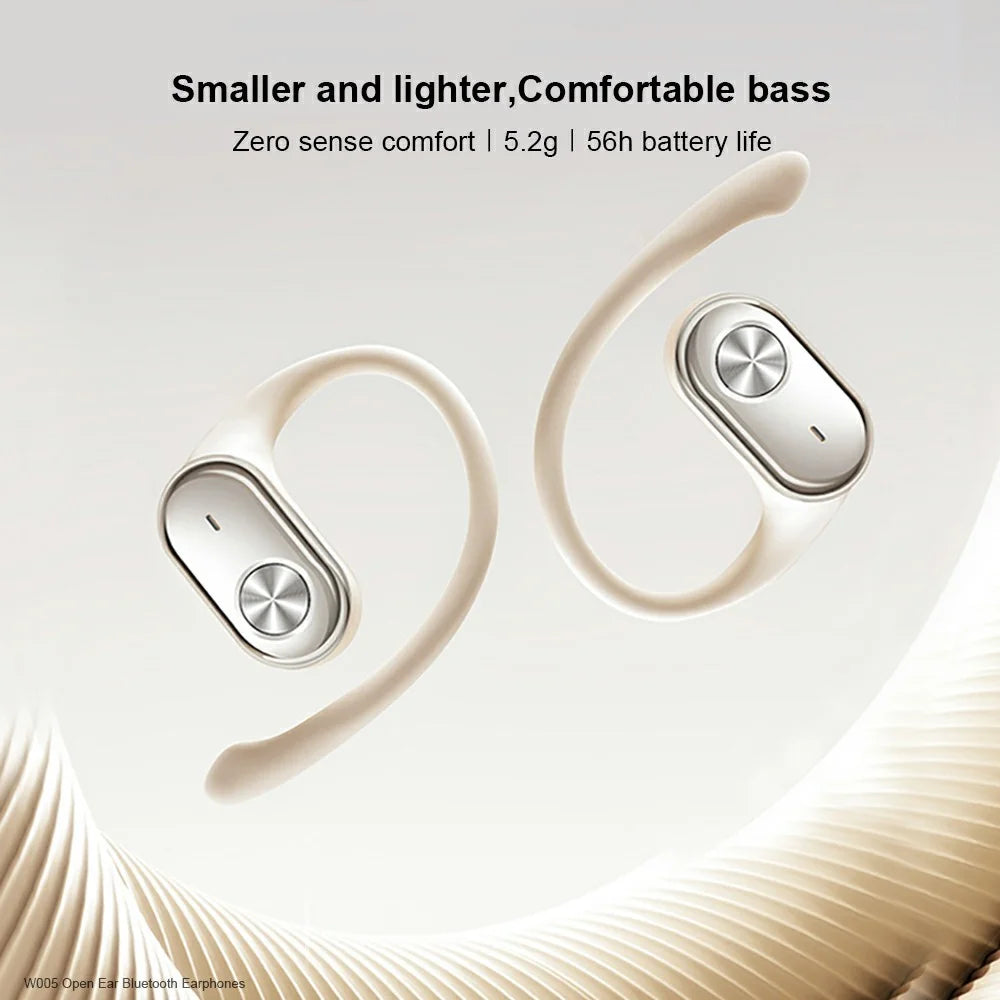 XUNDD W005 1 Pair Open-Ear Earphones Bluetooth-compatible 5.4 Earbuds with Earhooks - Black - 2