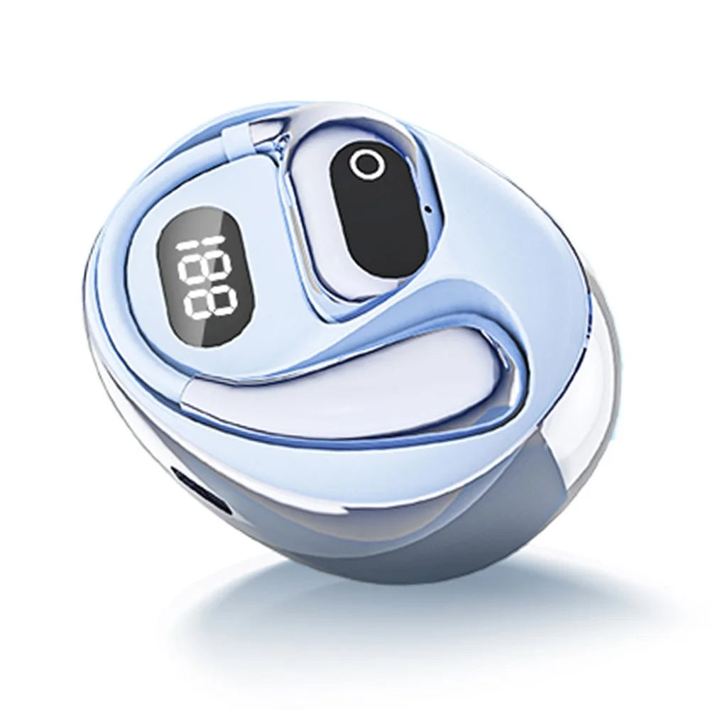 XG99 144 Languages Smart Voice Translation Earphones Bluetooth-Compatible OWS Open Ear Headphones - Blue - 1