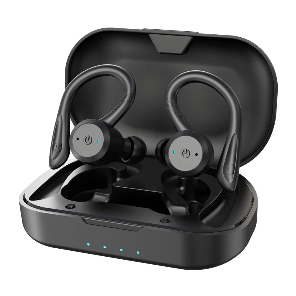 BE1032 Earhook TWS Earbuds Bluetooth-Compatible 5.0 Headset IPX7 Waterproof Sport Stereo Wireless Earphones - 3