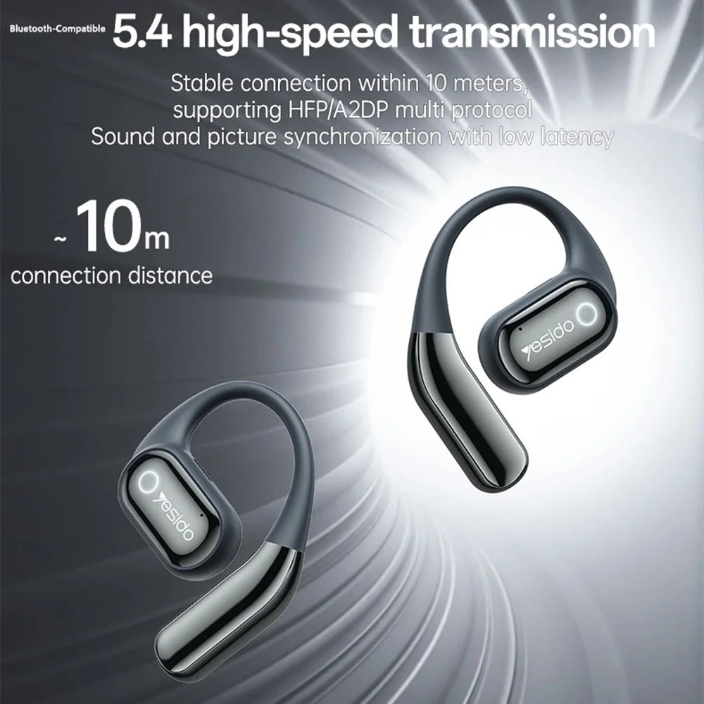 YESIDO YSP26 Wireless Bluetooth-Compatible Earphone Open Ear Design ENC Noise Cancelling Music Headset - 6