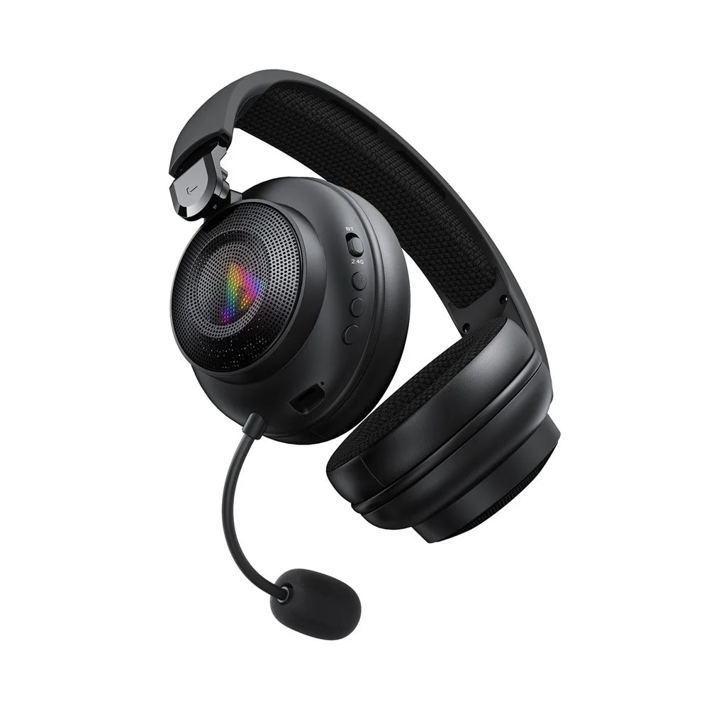ACEFAST H15 Gaming Wireless Headset with Microphone 2.4G Bluetooth-compatible RGB Light Gaming Headphone - 3