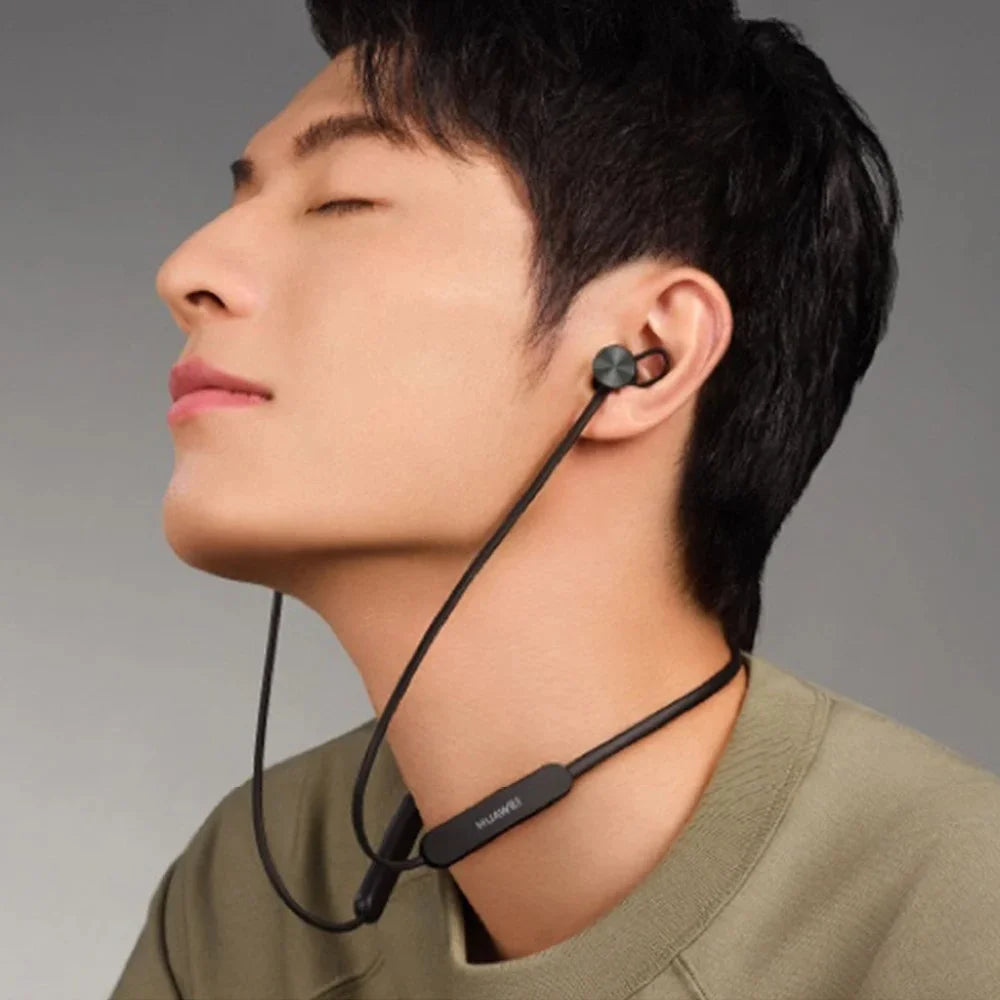HUAWEI FreeLace Wireless Earphone Bluetooth-compatible 5.2 Neck Hanging Magnetic Absorption Headphones (Chinese Version) - Black - 6