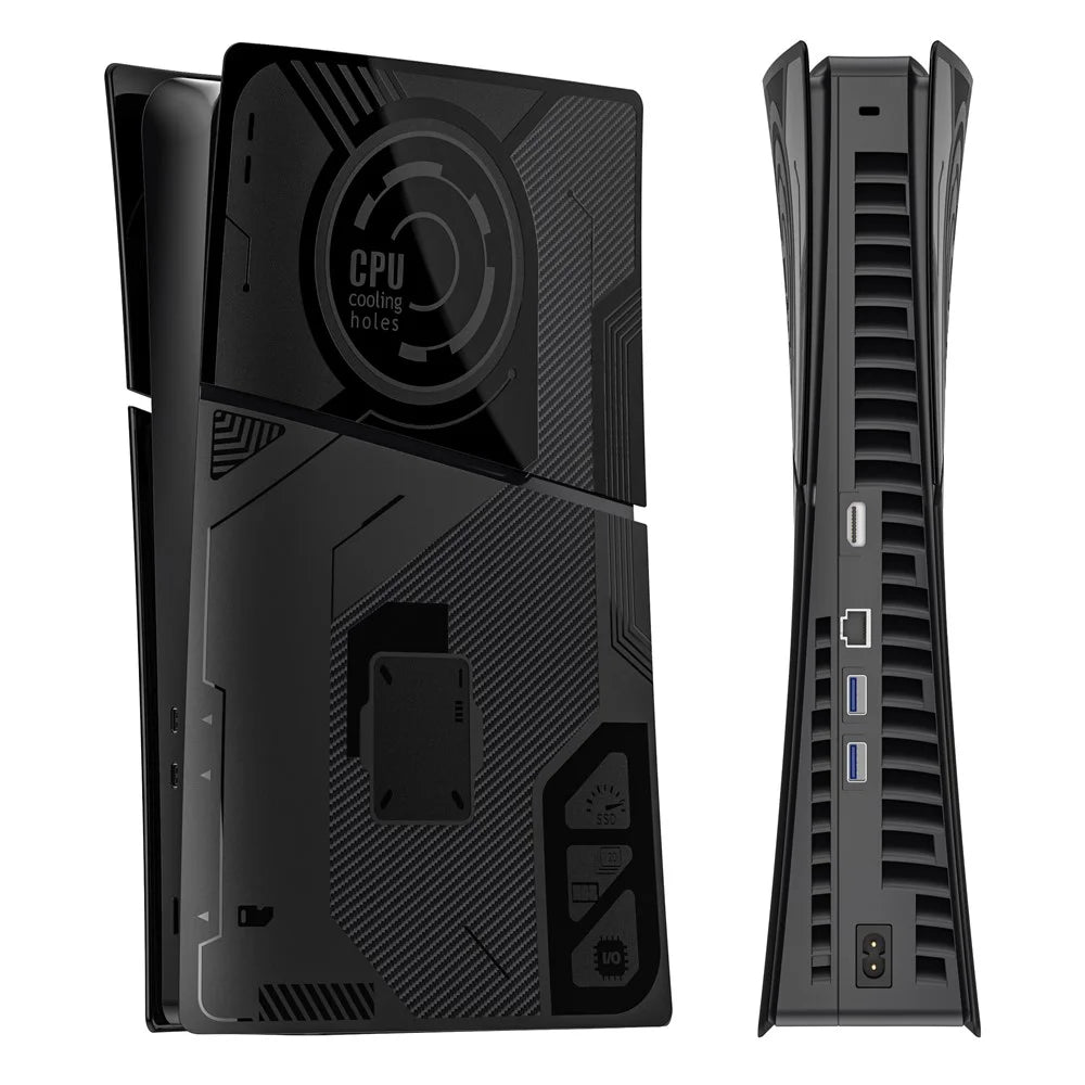 Slim PC Shell for Sony PS5 Slim Optical Drive / Digital Version Dust-Proof Protective Case - 3