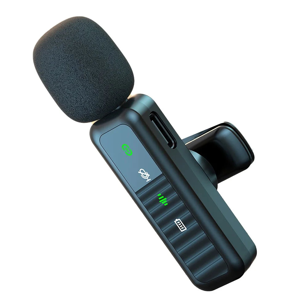 H65 3 In 1 iP / Type C / 3.5mm 2.4G Wireless Lavalier Microphone Noise Reduction Mic , 2 Transmitter + 1 Receiver - 1