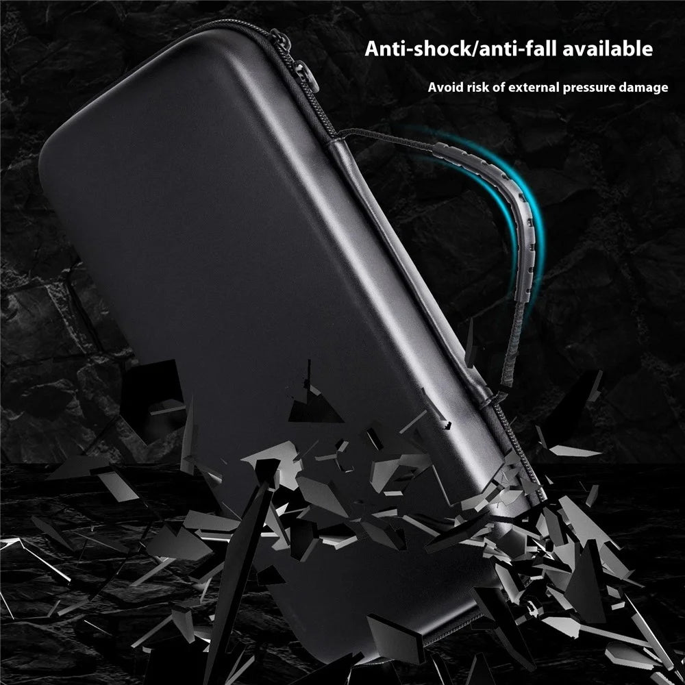 For AYN Odin 2 Portable Storage Bag Game Console Carrying Case EVA Shockproof with Handle Strap / Mesh Pocket - 2