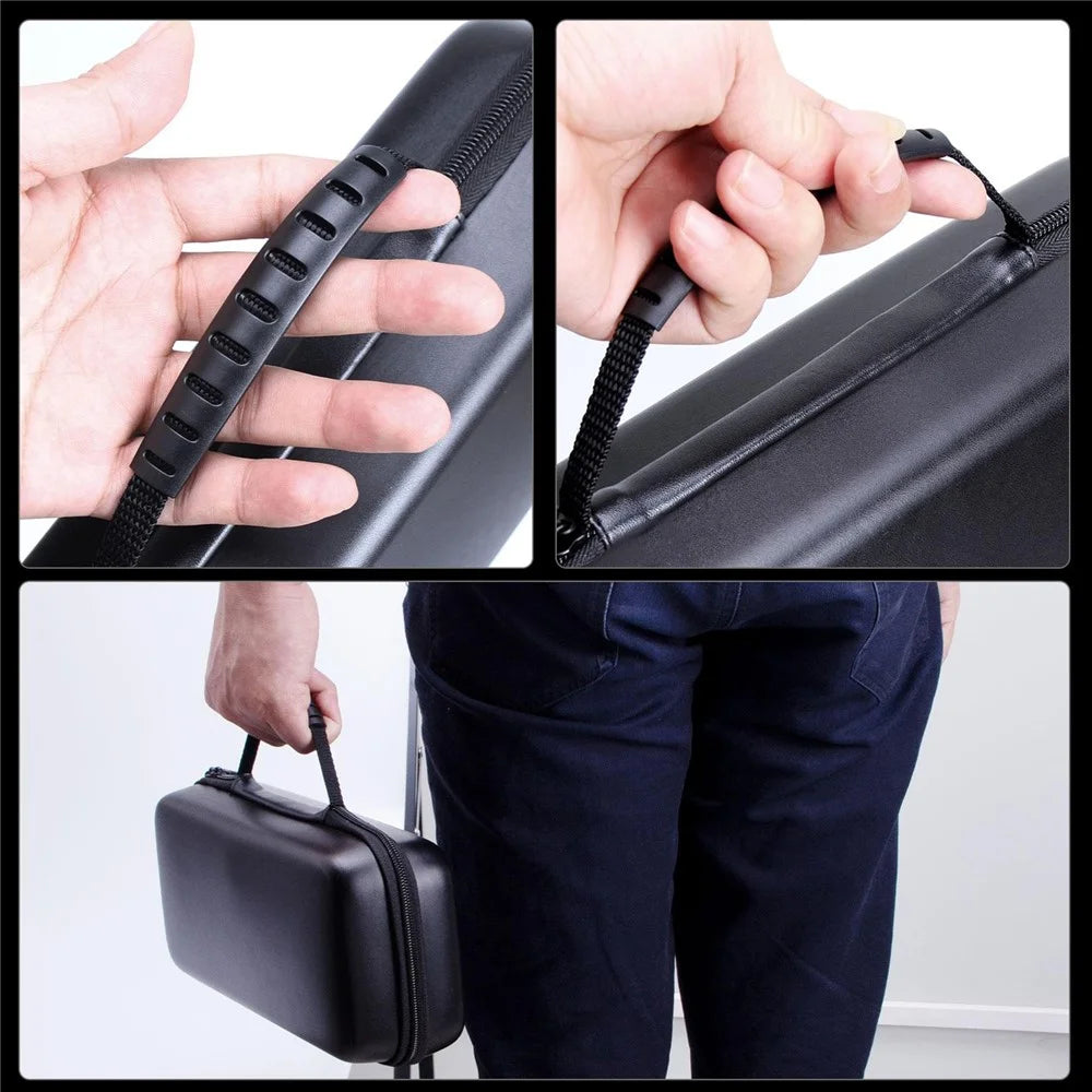 For AYN Odin 2 Portable Storage Bag Game Console Carrying Case EVA Shockproof with Handle Strap / Mesh Pocket - 5