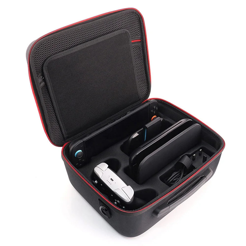 DOBE TNS-5179 For Nintendo Switch 2 Game Console Carrying Case EVA Zipper Storage Bag with Shoulder Strap - 4