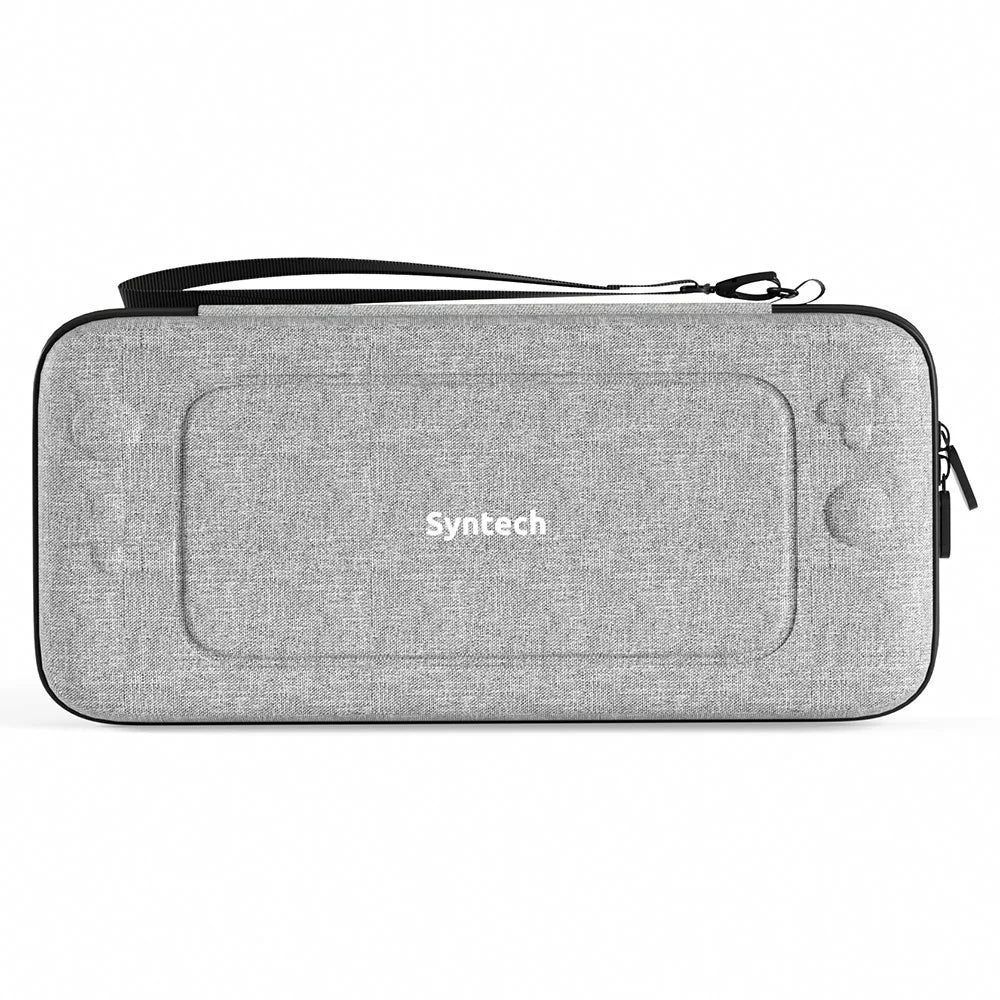 SYNTECH For Nintendo Switch / Switch OLED Carrying Case with 10 Game Card Slots Organizer Storage Bag - Grey - 2