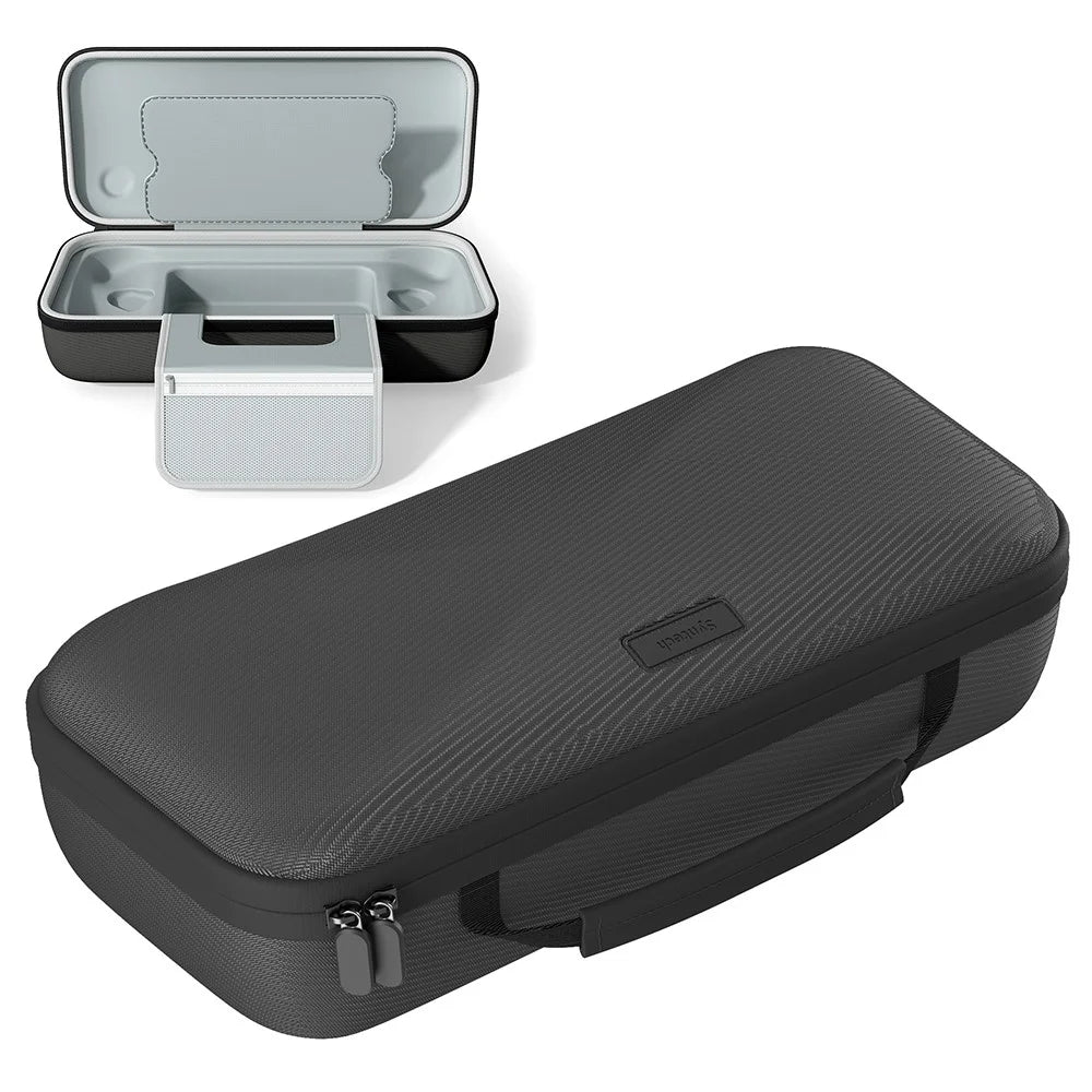 SYNTECH For ROG Ally / ROG Ally X Hard Carrying Case Built-in Foldable Stand Protective Storage Bag - Black - 1