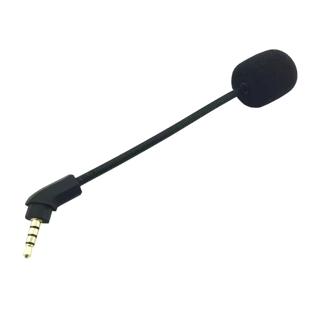 Replacement Microphone for HyperX Cloud Alpha S Gaming Headset Noise Cancelling 3.5mm Boom Flexible Mic - Black - 4