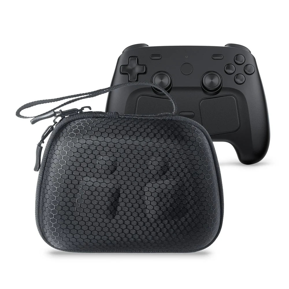 JYS SDM009 Controller Carrying Case for Steam Controller / Switch Pro / Switch 2 Pro / PS5 / PS4 / Xbox Hard EVA Travel Storage Bag - Black - 2