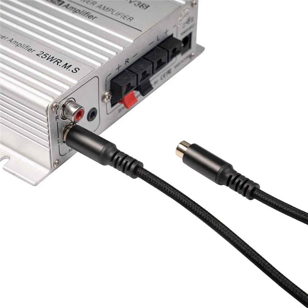 3709MF 1.8m RCA Male to Female Audio Extension Cable AUX Cord for HDTV DVR Speaker - 2