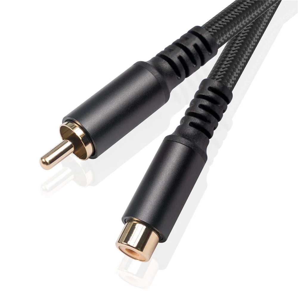 3709MF 1.8m RCA Male to Female Audio Extension Cable AUX Cord for HDTV DVR Speaker - 6
