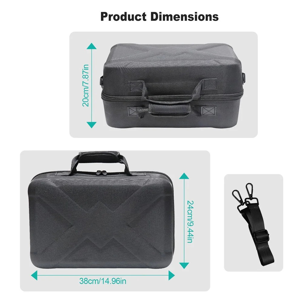 JYS JYS-P5179 For PS5 Slim Console Portable Carrying Case Shockproof Shoulder Bag - 6
