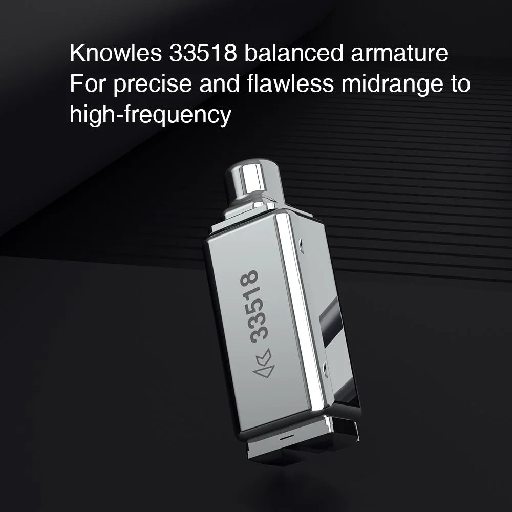 TRN TA1 Detachable 3.5mm Wired In-Ear Earphone MMCX Interface Heavy Bass Headset with Mic - 6