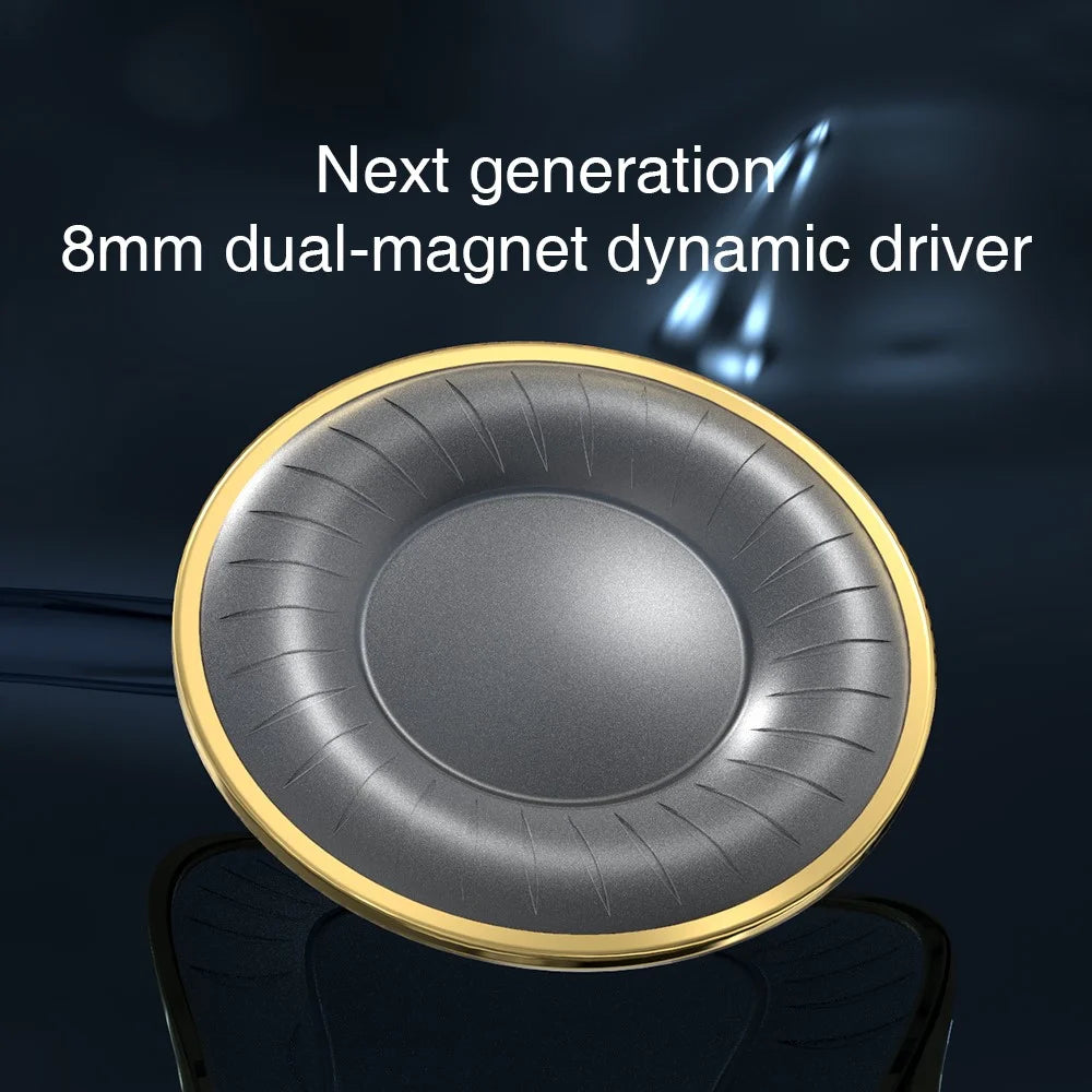 TRN TA1 Detachable 3.5mm Wired In-Ear Earphone MMCX Interface Heavy Bass Headset with Mic - 7