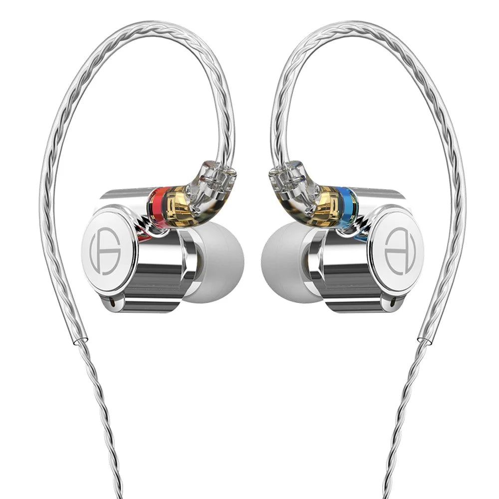 TRN TA1 Detachable 3.5mm Wired In-Ear Earphone MMCX Interface Heavy Bass Headset, Standard Version - 2