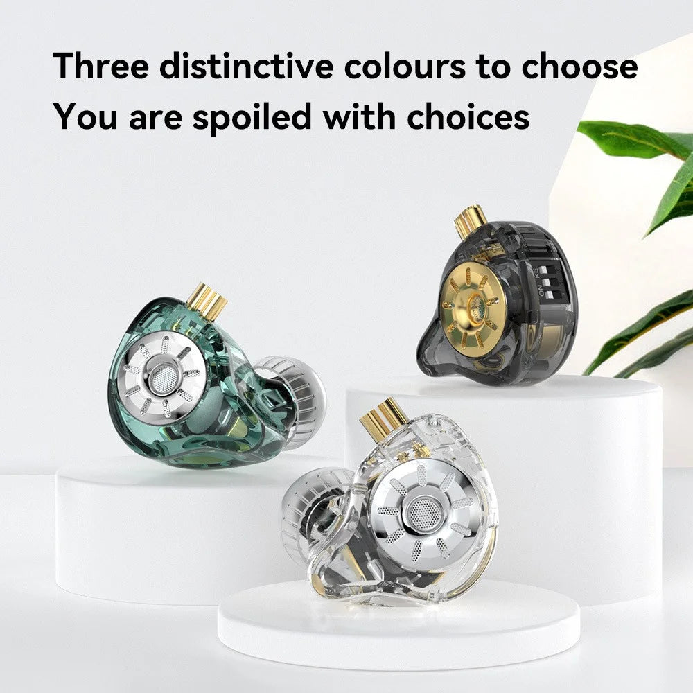 TRN ST1 Pro Detachable Type-C Wired In-Ear Earphone HiFi Music Tunable Headset with Mic - Green - 7