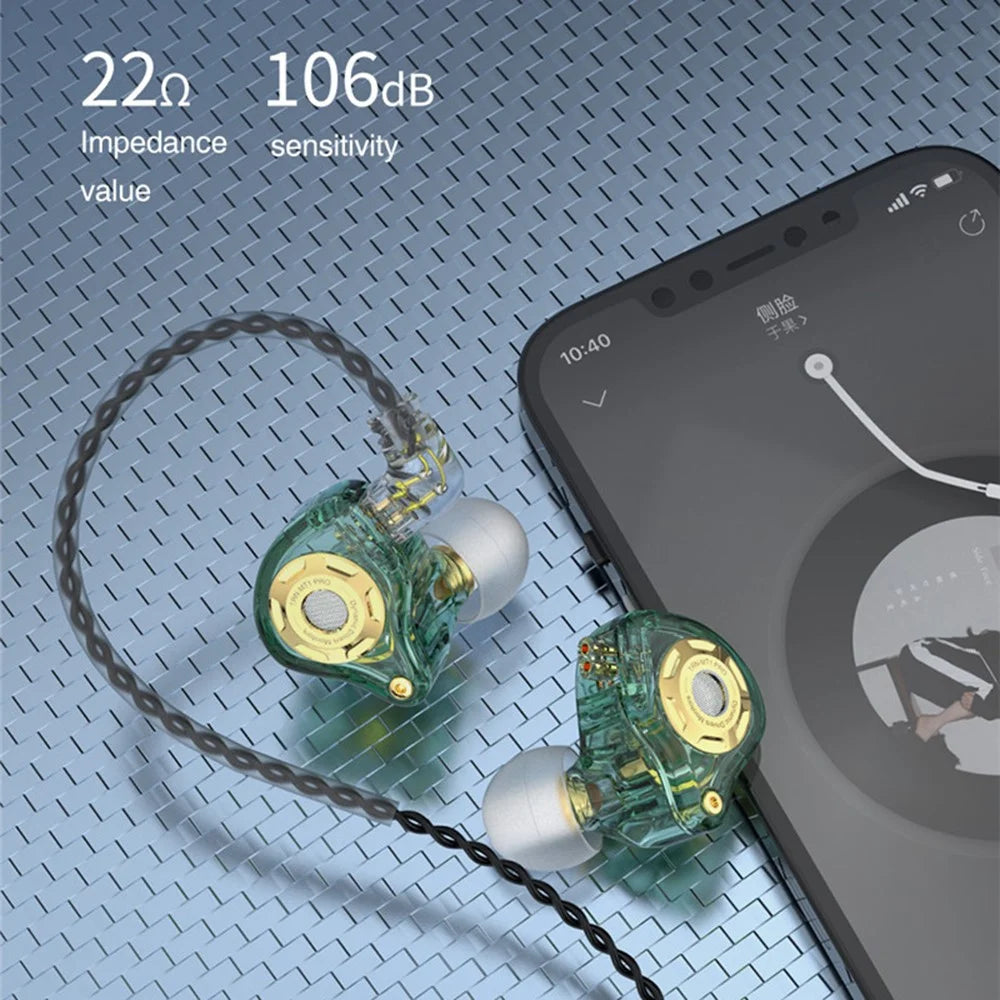 TRN MT1 Pro Detachable 3.5mm Wired In-Ear Earphone Heavy Bass Music Headset without Mic - Black - 6
