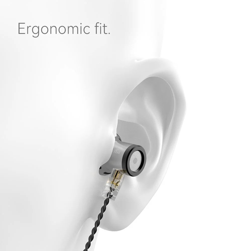 TRN EMA Detachable 3.5mm Wired In-Ear Earphone 14.2mm Dynamic Unit Headset with Line Control Mic - 4