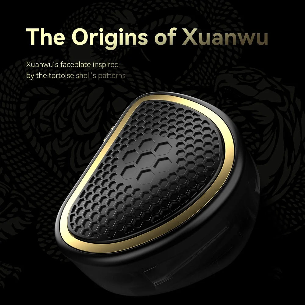 TRN Xuanwu Detachable 3.5mm Wired In-Ear Earphone 10mm Square Planar Driver HiFi Headset with Mic - 4