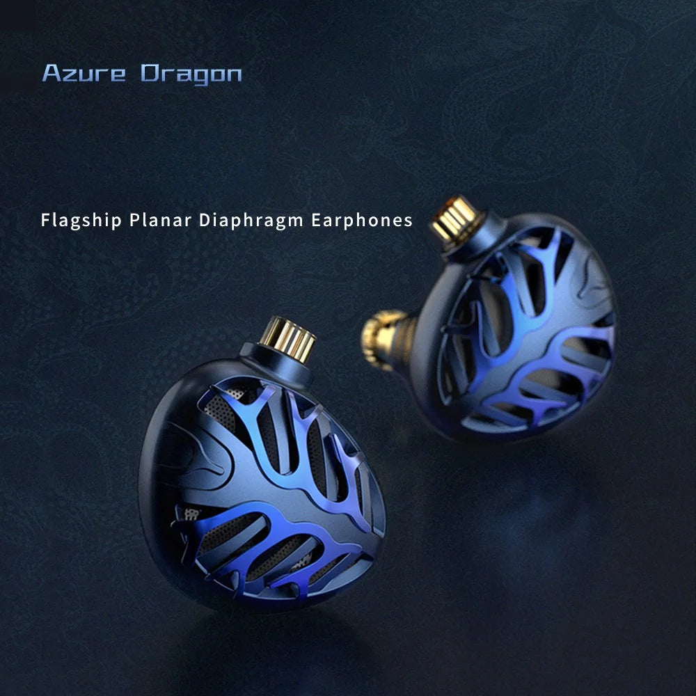 TRN Azure Dragon 2.5+3.5+4.4mm Wired HiFi Earphone 14.6mm Planar Diaphragm Detachable In-Ear Headset - 3