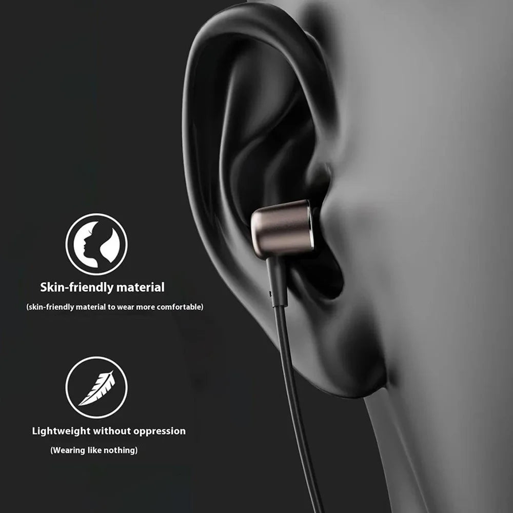 DUDAO X1ProT Type-C Wired In-Ear Earphones HiFi Sound Headphones for iPhone Huawei - Tarnish - 3