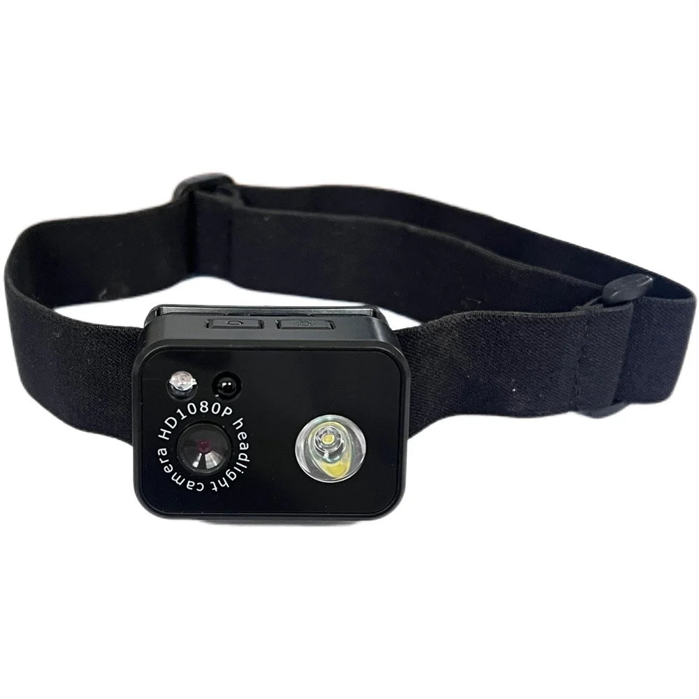 D7 Outdoor Portable HD Headlamp Camera 1080P Video Recording Smart Sensor LED Light - 1
