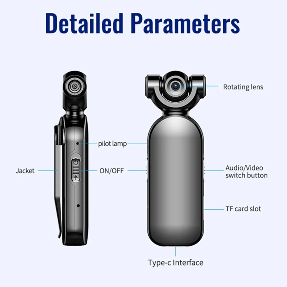 C11 16GB DSP Noise Reduction Voice Recorder HD 1080P Camera Sound Video Recording Device - 7