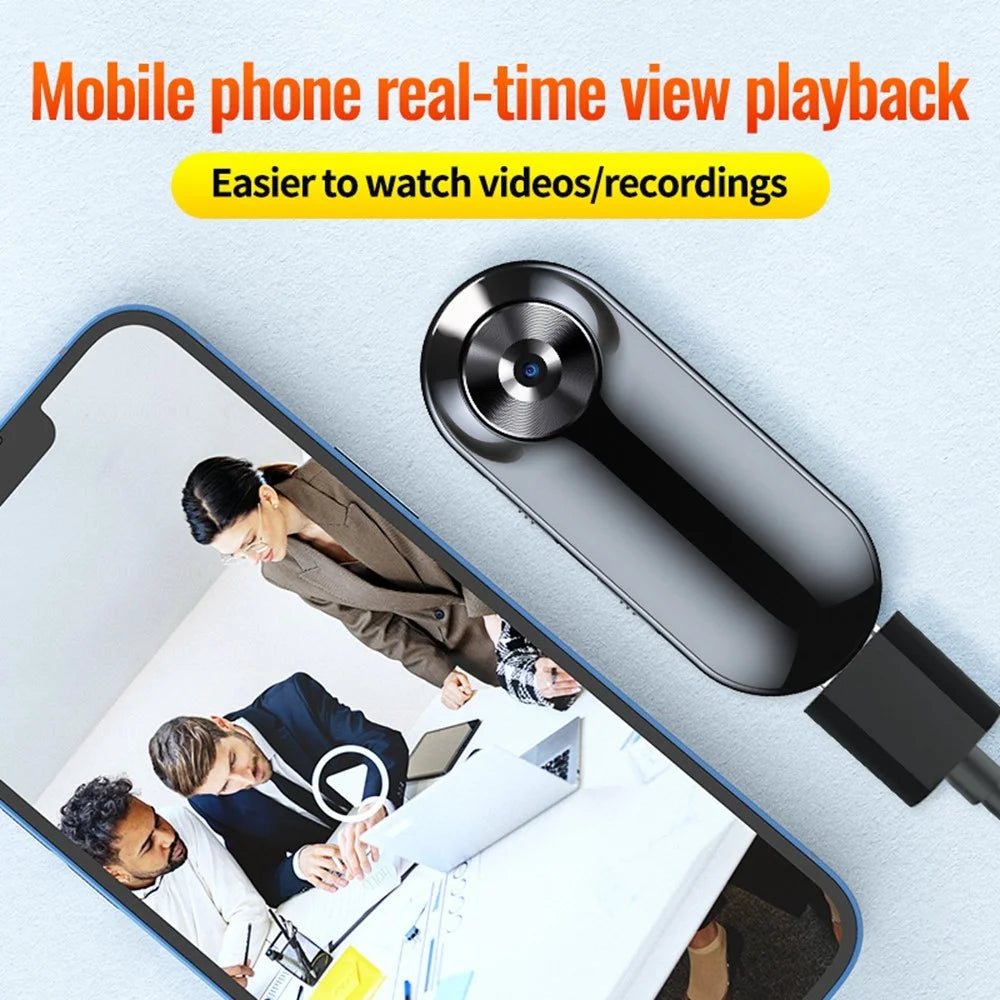 C20 1920x1080P Mini Body Camera Back Clip Bodycam Noise Reduction Voice Recorder with 64G TF Card - 4