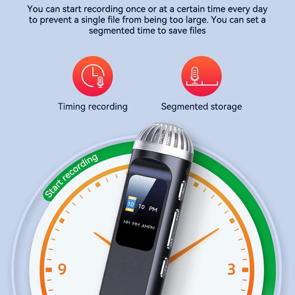 Q99 16GB Digital Audio Voice Recorder MP3 Player Noise Reduction Recording Device - 7