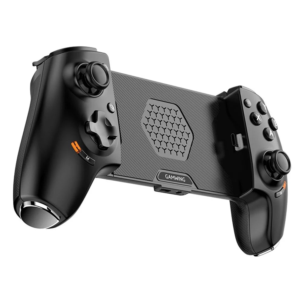 GAMWING Aobing Max Bluetooth-Compatible / Type C Wired Dual Mode Expandable Grip Mobile Game Controller - Black - 1