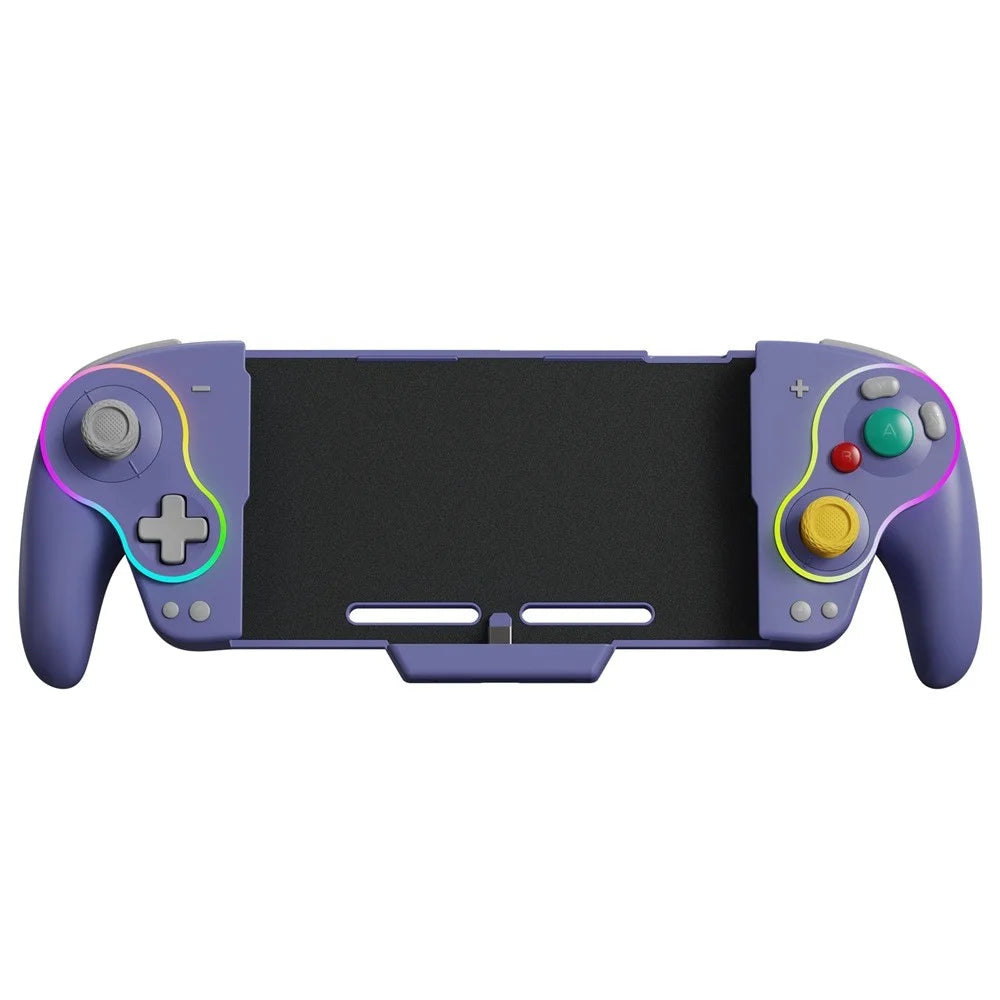 LINYUVO KS63 For Nintendo Switch / Switch OLED Retro Gaming Controller Programmable Gyro Sensor - Purple - 1