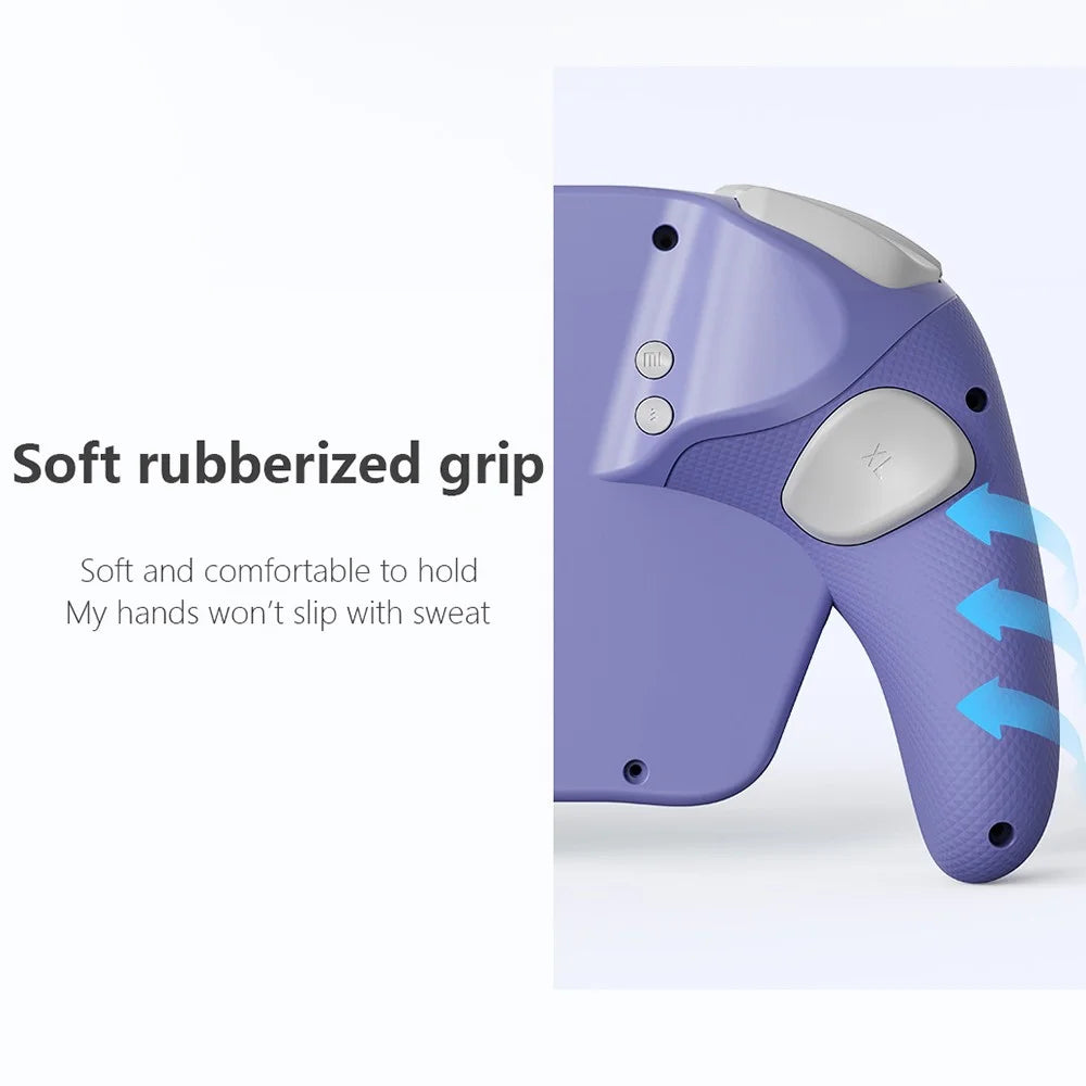 LINYUVO KS63 For Nintendo Switch / Switch OLED Retro Gaming Controller Programmable Gyro Sensor - Purple - 3