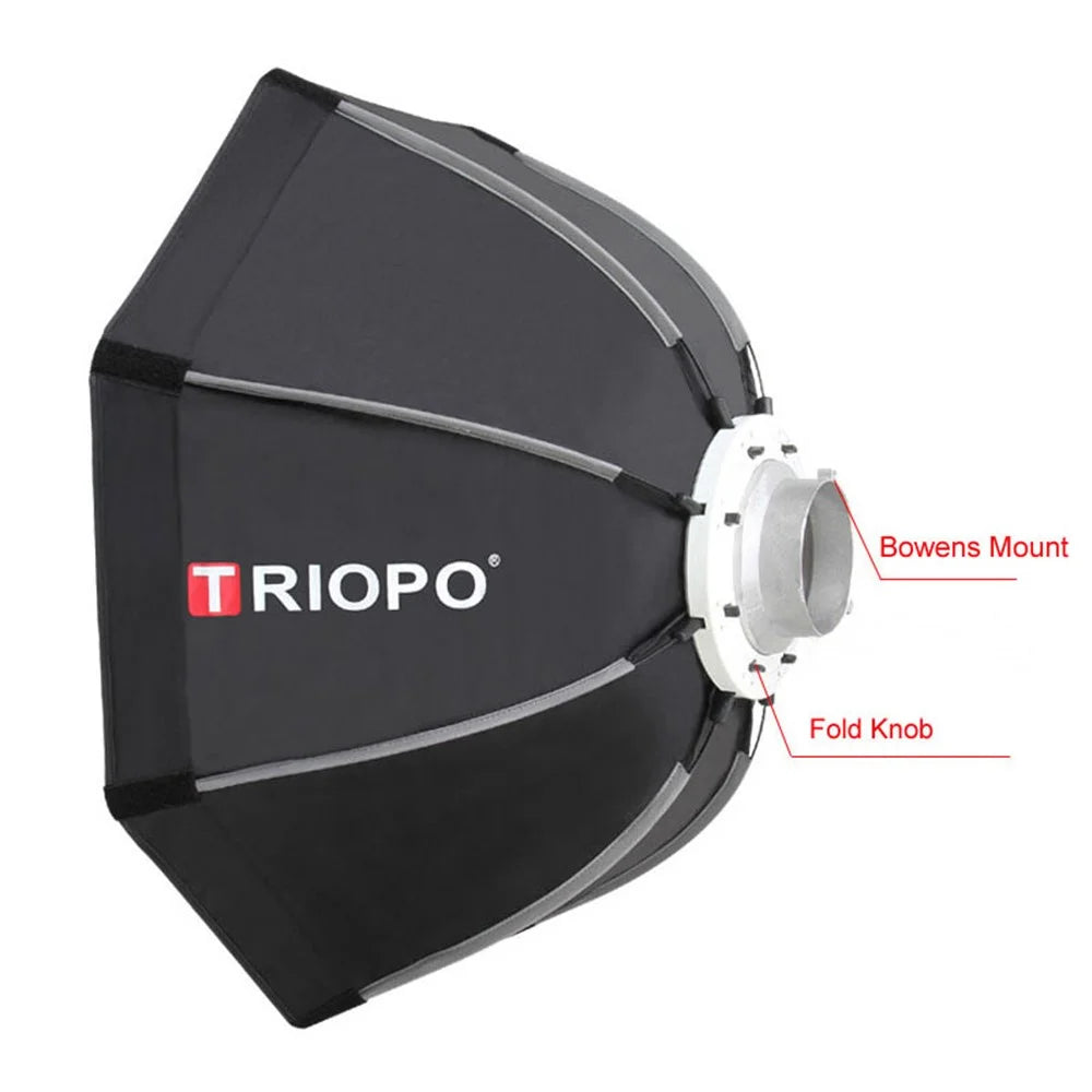 TRIOPO K120 120cm Octagon Softbox Diffuser Reflector w/Bowens Mount Light Box for Photography Studio - 2